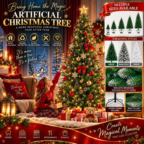 Christmas tree with stand - with,