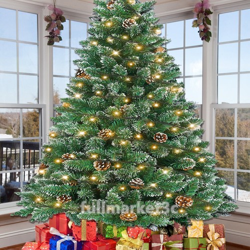 Christmas tree flocked xmas - christmas,