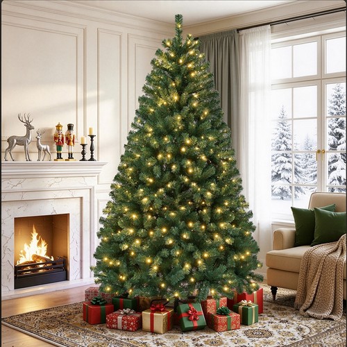 Christmas tree with - tree, &