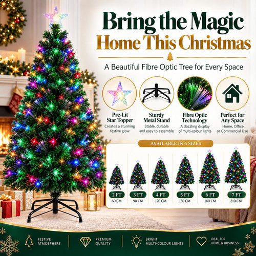 Pre lighted christmas tree - lighted,
