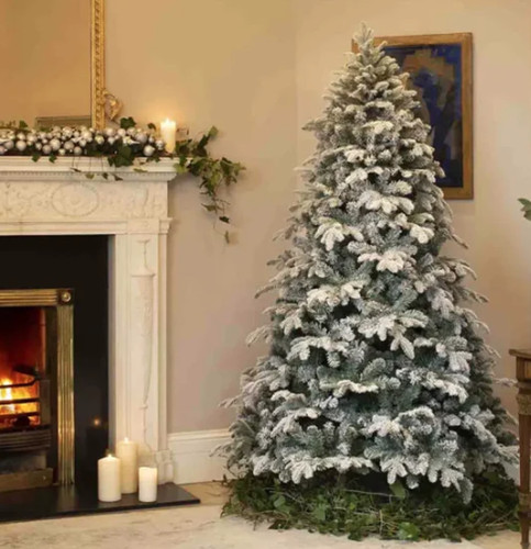 White christmas tree 7ft - white,